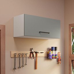 Armário Aéreo Multiuso 80cm 1 Porta Basculante Agata Madesa - 2