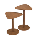 Ver imagem 1 de Mesa Mesinha Centro Lateral Organica 2 Un Mdf Madeira Novas:nature