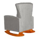 Ver imagem 3 de Kit 2 Poltronas Estofada Balanço Melinda Linho Bege
