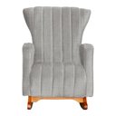 Ver imagem 5 de Kit 2 Poltronas Estofada Balanço Melinda Linho Bege