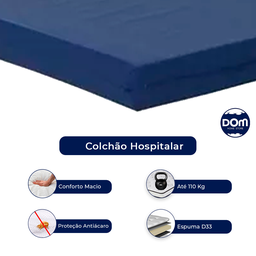 Colchão Colchão Hospitalar Espuma Solteiro Ortobom - 2