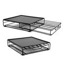 Ver imagem 5 de Suporte Porta Capsula Gaveta Base Maquina Cafe Cafeteira Universal 40 Capsulas Nespresso Bandeja Met