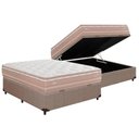 Ver imagem 1 de Cama Box Baú Casal: Colchão Molas Herval Maxspring Nesser + Base Crc Courano Clean(138x188)