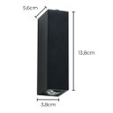 Ver imagem 2 de Arandela Led Mitel 2x3w 3000k Preto - Preto/p