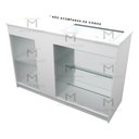 Ver imagem 4 de BALCÃO TAMPO VITRINE M28.2021.B (LOJA, JOIAS, COMÉRCIO) MUNDI MOVEIS