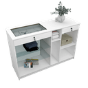 Ver imagem 1 de BALCÃO TAMPO VITRINE M28.2021.B (LOJA, JOIAS, COMÉRCIO) MUNDI MOVEIS