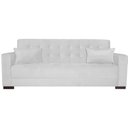 Ver imagem 7 de Sofá Cama 3 Lugares Jobim Suede Branco - Amarena Móveis