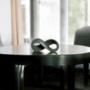 Ver imagem 5 de Escultura Decorativa de Mesa em Cerâmica Infinito Horizontal Verde Lúpulo