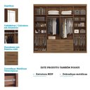 Ver imagem 5 de Guarda Roupa 8 Portas e 6 Gavetas com Espelho Havana Master Santos Andirá
