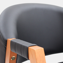 Ver imagem 7 de Poltrona para Sala Denver Cor Mel Estofado Corano Preto