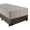 Ver imagem 4 de Cama Box Suede Solteiro + Colchão Sereneprime Molas Ensacadas 88x188x65 Marrom