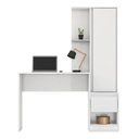 Ver imagem 2 de Escrivaninha Morada + Office + Armário 1porta + 1gaveta:branco