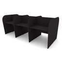Ver imagem 3 de Mesa de Trabalho Call Center para 6 Pessoas 2,77m Pre F5 Cor:preto
