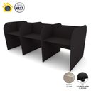Ver imagem 4 de Mesa de Trabalho Call Center para 6 Pessoas 2,77m Pre F5 Cor:preto