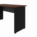 Ver imagem 5 de Mesa Retangular Escrivaninha 150 cm X 60 cm Tampo 25 mm Pés Painel F5 Office Cor:Louro Preto com