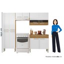 Ver imagem 6 de Cozinha (com Balcão) 6 Portas 2 Portas de Vidro Nala - Ssx Multicoisas