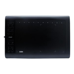 Mesa Digitalizadora Oex Ct100 Creator 10 Polegadas Preta
