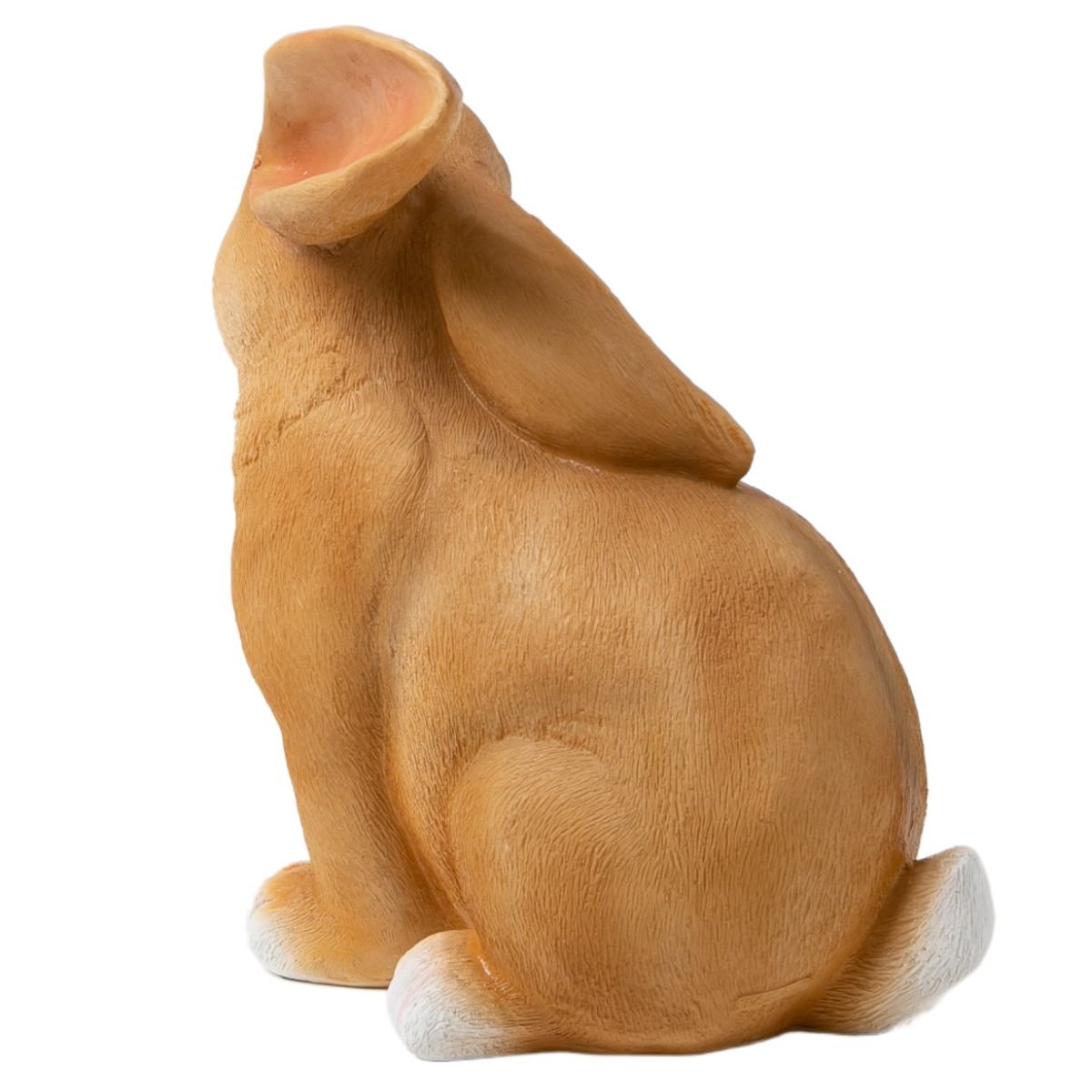 Coelho Resina Dengoso Marrom em Pé Charmoso Decorativo 40cm Bekasa W4268 - 4