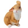 Coelho Resina Dengoso Marrom em Pé Charmoso Decorativo 40cm Bekasa W4268 - 1