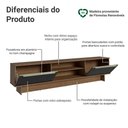 Ver imagem 4 de Rack para Tv até 80 Polegadas 218 Cm 2 Portas Rustic/preto Lux Madesa