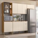 Ver imagem 3 de Cozinha Compacta Vert Plus com Balcão para Cozinha Freijó Soft - Kits Paraná