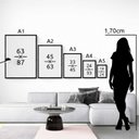 Ver imagem 3 de Kit 2 Quadros Autismo - Mundo Diferente 33x24cm - com Vidro:moldura Branca