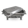 Rechaud Inox Retangular Pr-111 2 Cubas 9 Litros P40819 - Progas - 3