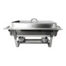 Rechaud Inox Retangular Pr-111 2 Cubas 9 Litros P40819 - Progas - 2