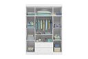 Ver imagem 5 de Jogo de Quarto Infantil Old Clean Elisa 100% Mdf Branco Roupeiro + Cômoda Sapateira