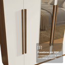 Ver imagem 7 de Guarda-roupa Casal 6 Portas Batentes com Espelho Venus Madesa