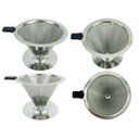 Ver imagem 5 de Kit Garrafa Térmica 1l Litro com Cabo de Madeira + Coador Filtro de Café Reutilizável Inox Ecológico
