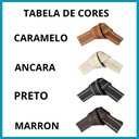 Ver imagem 4 de Espelho Decorativo Orgânico Grande 51x80cm Moldura de Couro:caramelo