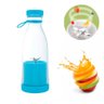 Mini Liquidificador Portátil com Alça Garrafa 380ml Azul - 3