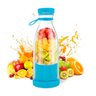 Mini Liquidificador Portátil com Alça Garrafa 380ml Azul - 1