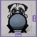 Ver imagem 5 de Suporte de Alexa para Echo Dot 4 e Dot 5 Cachorro "pug"