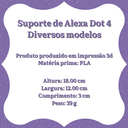 Ver imagem 6 de Suporte de Alexa para Echo Dot 4 e Dot 5 Cachorro "pug"