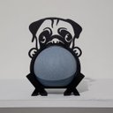 Ver imagem 1 de Suporte de Alexa para Echo Dot 4 e Dot 5 Cachorro "pug"