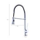 Ver imagem 4 de Torneira Gourmet Prizi Angle com Misturador, Monocomando