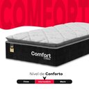 Ver imagem 4 de Colchão Solteiro Comfort Class Pillow Top 28x88x188cm - Preto - e-Shop Casa