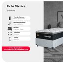 Ver imagem 2 de Colchão Solteiro Comfort Class Pillow Top 28x88x188cm - Preto - e-Shop Casa