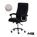 Ver imagem 2 de Cadeira de Escritório Presidente Fox Base Cromada com Rodinha Molas Ensacadas Preta - Ut-c351