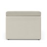 Calçadeira Baú Navi 160 para Cama Queen A-017 Couro Bege Aradecor - 4
