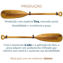 Ver imagem 3 de Remo Decorativo de Madeira Kit com 2 Remos