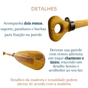Ver imagem 4 de Remo Decorativo de Madeira Kit com 2 Remos