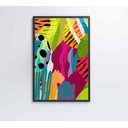 Ver imagem 7 de Quadro Pintura Aquarela Tropical 2 - 90x60 Cm - Tecido Canvas