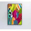 Ver mais imagens de Quadro Pintura Aquarela Tropical 2 - 90x60 Cm - Tecido Canvas