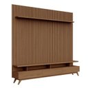 Ver imagem 7 de Rack com Painel Ripado para TV até 85 Polegadas 100% MDF 230,5CMX250CM Yucca Espresso Móveis