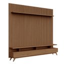 Ver imagem 2 de Rack com Painel Ripado para Tv até 85 Polegadas 230x250cm 100% Mdf Yucca CabeCasa MadeiraOriginals