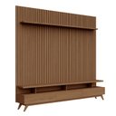 Ver mais imagens de Rack com Painel Ripado para Tv até 85 Polegadas 230x250cm 100% Mdf Yucca CabeCasa MadeiraOriginals