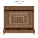 Ver imagem 5 de Rack com Painel Ripado para Tv até 85 Polegadas 230x250cm 100% Mdf Yucca CabeCasa MadeiraOriginals